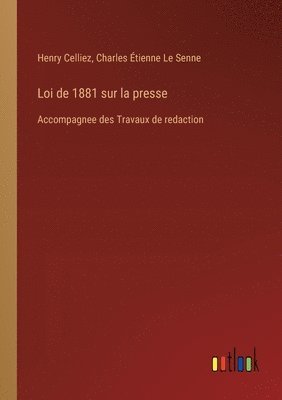 Loi de 1881 sur la presse 1