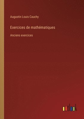 bokomslag Exercices de mathmatiques