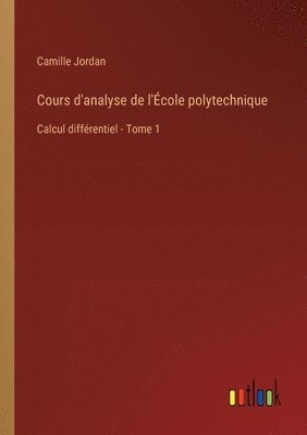 Cours d'analyse de l'École polytechnique