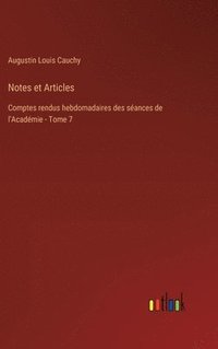 bokomslag Notes et Articles