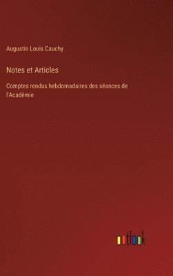 bokomslag Notes et Articles: Comptes rendus hebdomadaires des séances de l'Académie