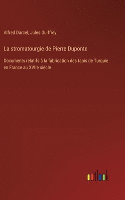 bokomslag stromatourgie de Pierre Duponte