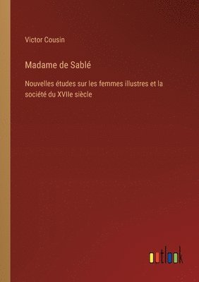 bokomslag Madame de Sabl