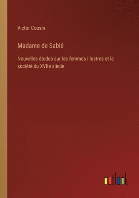 bokomslag Madame de Sablé