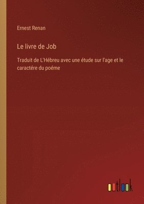 Ernest Renan - livre de Job, Häftad
