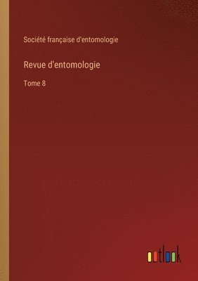 bokomslag Revue d'entomologie