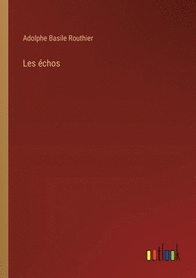 bokomslag Les échos