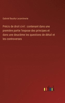 bokomslag Précis de droit civil