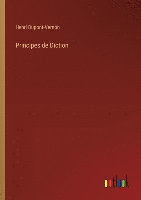 bokomslag Principes de Diction