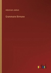 bokomslag Grammaire Birmane