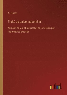 Trait du palper adbominal 1