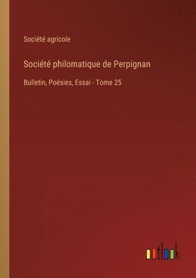 bokomslag Société philomatique de Perpignan