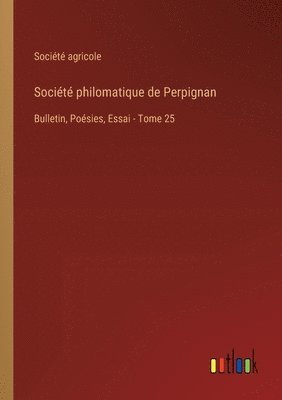 bokomslag Socit philomatique de Perpignan