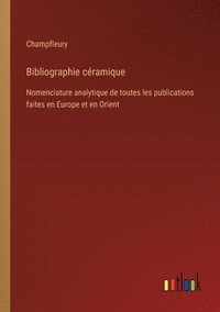 bokomslag Bibliographie cramique