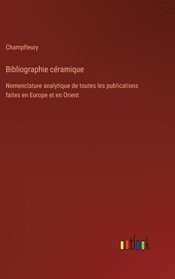 bokomslag Bibliographie céramique