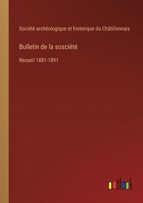 bokomslag Bulletin de la sosciété