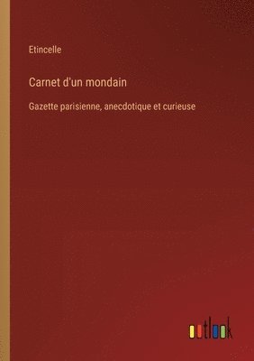 bokomslag Carnet d'un mondain