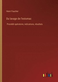 bokomslag Du lavage de l'estomac