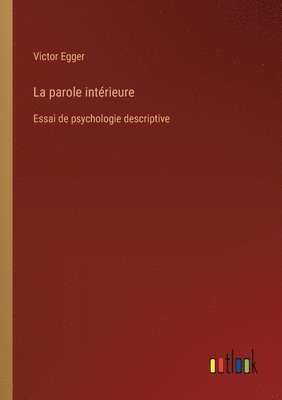 La parole intrieure 1