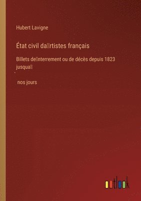 bokomslag tat civil da&#787;rtistes franais