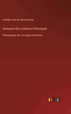 Annuaire des sciences historiques 1