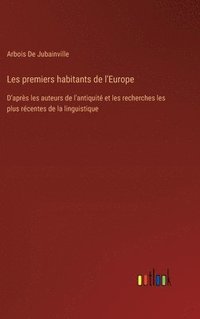 bokomslag Les premiers habitants de l'Europe