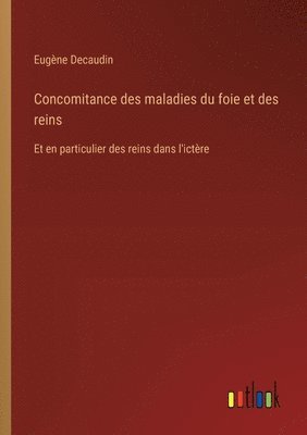 bokomslag Concomitance des maladies du foie et des reins