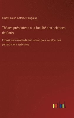 bokomslag Théses présentées a la faculté des sciences de Paris