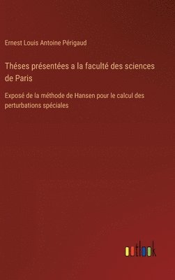 bokomslag Thses prsentes a la facult des sciences de Paris