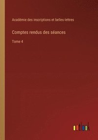 bokomslag Comptes rendus des sances