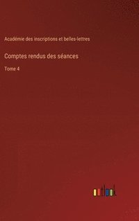 bokomslag Comptes rendus des sances