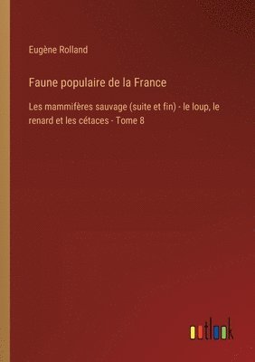 bokomslag Faune populaire de la France