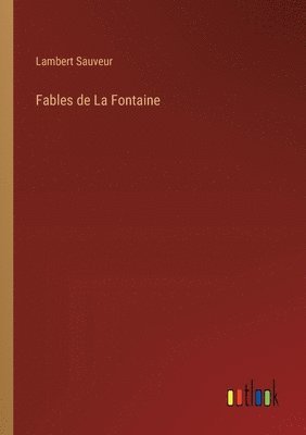 bokomslag Fables de La Fontaine