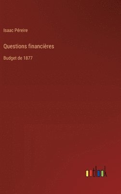 bokomslag Questions financires