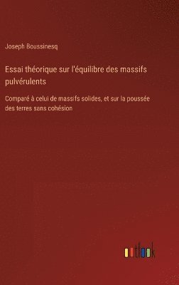 bokomslag Essai thorique sur l'quilibre des massifs pulvrulents