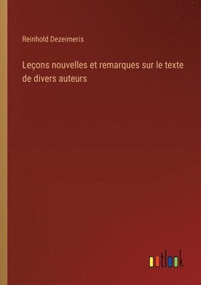 bokomslag Leons nouvelles et remarques sur le texte de divers auteurs