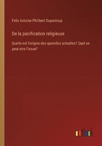 bokomslag De la pacification religieuse