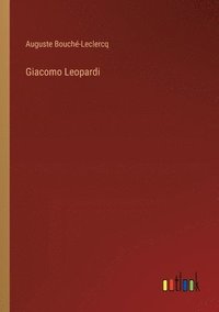 bokomslag Giacomo Leopardi