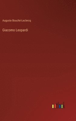 bokomslag Giacomo Leopardi