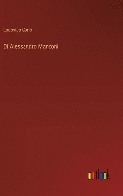 bokomslag Di Alessandro Manzoni