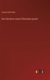 bokomslag Don Giovanni ossia Il dissoluto punito