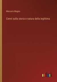 bokomslag Cenni sulla storia e natura della legittima