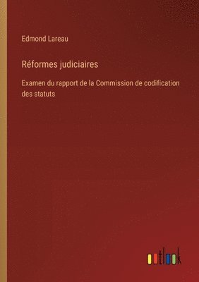 bokomslag Rformes judiciaires