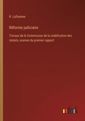 bokomslag Rforme judiciaire