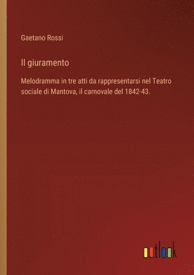 bokomslag giuramento