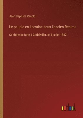 peuple en Lorraine sous l'ancien Régime