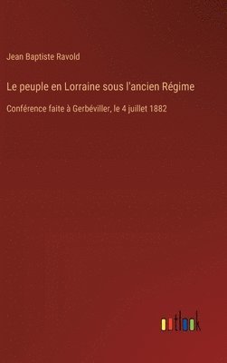 peuple en Lorraine sous l'ancien Régime