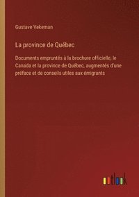 bokomslag La province de Qubec