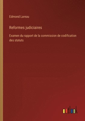 bokomslag Reformes judiciaires