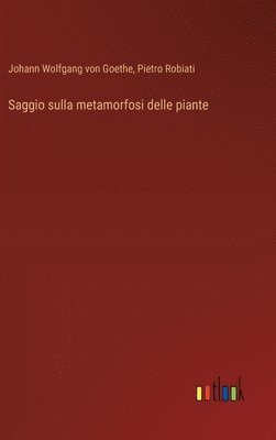 bokomslag Saggio sulla metamorfosi delle piante